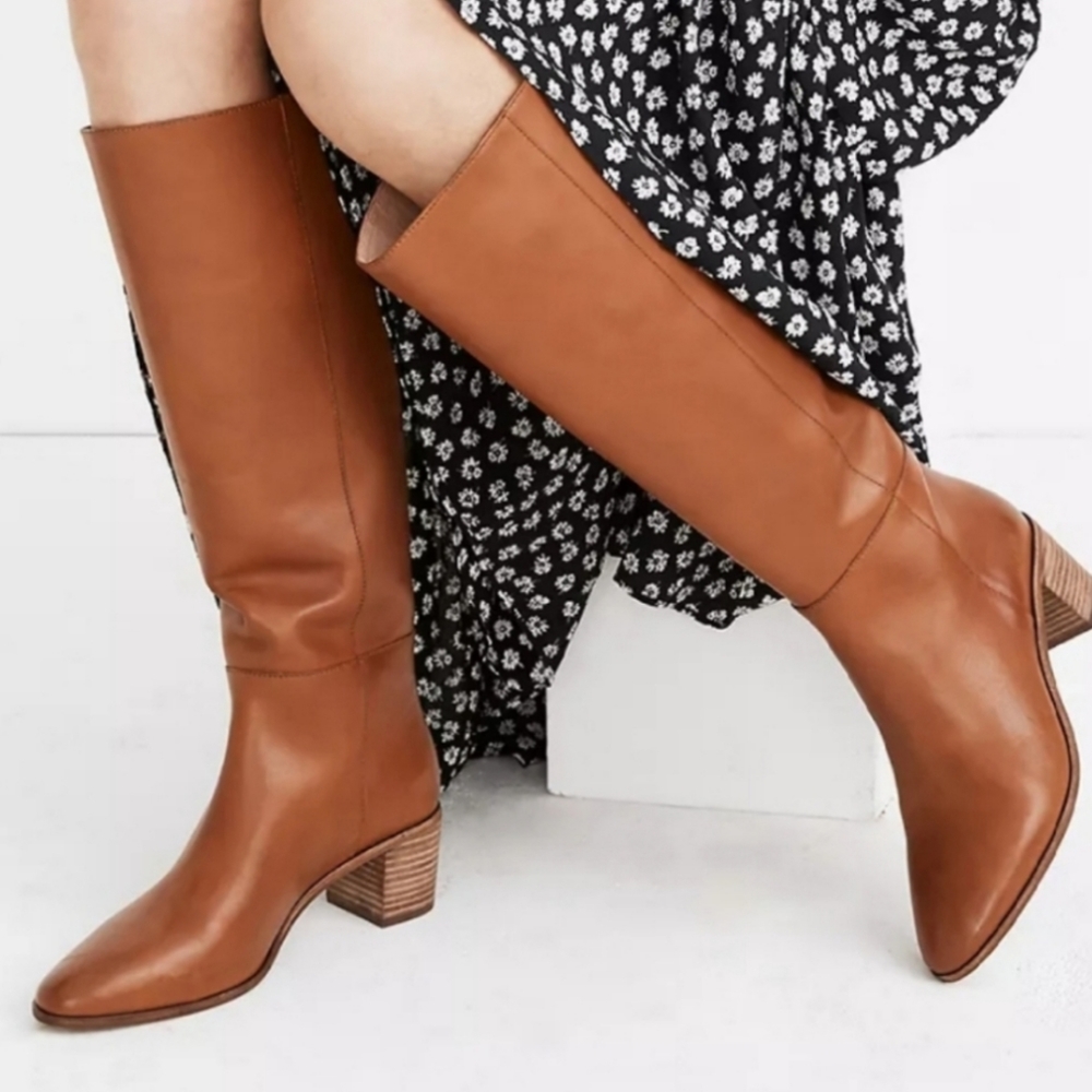 Madewell Tall Cognac Boots